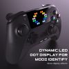Wireless Gaming Controller;  Led Dots Display Bluetooth Gaming Controller;  Programmable M;  Dual Vibration Gamepad;  Compatible with Android;  Ios;