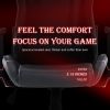 Gaming chair; computer chair with lumbar support; adjustable height gaming chair; office chair with headrest and 360 &deg; rotation; suitable for offi