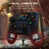 Wireless Gaming Controller;  Led Dots Display Bluetooth Gaming Controller;  Programmable M;  Dual Vibration Gamepad;  Compatible with Android;  Ios;
