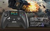 Wireless Gaming Controller;  Led Dots Display Bluetooth Gaming Controller;  Programmable M;  Dual Vibration Gamepad;  Compatible with Android;  Ios;