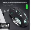 Gaming Mouse Wireless Rechargeable Optical Mouse 6 Programmable Buttons; Silent Click; 3 Adjustable DPI; Ergonomic Design