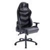 TS-61 Ergonomic High Back Racer Style Video Gaming Chair; Grey/Black