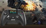 Wireless Gaming Controller;  Led Dots Display Bluetooth Gaming Controller;  Programmable M;  Dual Vibration Gamepad;  Compatible with Android;  Ios;