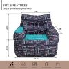 Ultra Soft Living Room Chair, High-Density Shredded Foam Filling Beanbag Chair Comfy Lazy Sofa for Gaming, Reading, and Relaxing