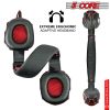 5 CORE 2Pcs Gaming Headset for PS4 PC One PS5 Controller; Noise Cancelling Microphone Over Ear Stereo Headphones with Mic; LED Light; for Laptop Mac N