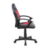 Techni Mobili Kid\'s Gaming and Student Racer Chair with Wheels; Red