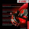 5 CORE 2Pcs Gaming Headset for PS4 PC One PS5 Controller; Noise Cancelling Microphone Over Ear Stereo Headphones with Mic; LED Light; for Laptop Mac N
