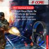 5 CORE 2Pcs Gaming Headset for PS4 PC One PS5 Controller; Noise Cancelling Microphone Over Ear Stereo Headphones with Mic; LED Light; for Laptop Mac N