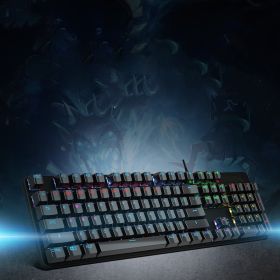 Real Mechanical Keyboard GK410 Green Axis Desktop Computer Wired (Option: Fei Lippe G4018401-USB)
