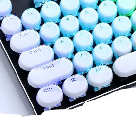 Two-Color Mold Custom Mechanical Keyboard Keycaps (Option: F)