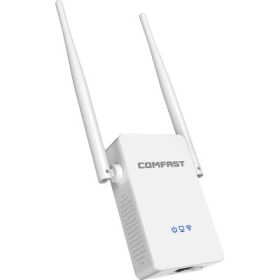 Dual-band 1200-megabit wireless relay router (Option: White-WR302S)