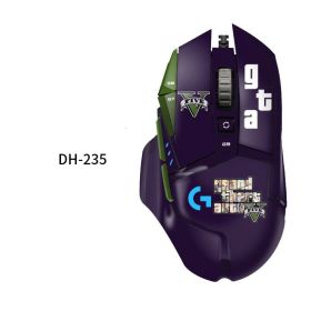 Logitech G502 Wired Wireless HERO Mouse Sticker Accessory (Option: DH235-Wired)