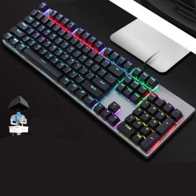 Real Mechanical Keyboard GK410 Green Axis Desktop Computer Wired (Option: AOC GK410 Green axis-USB)