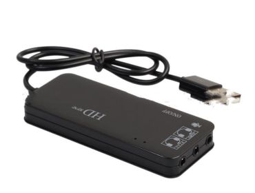 Docking 2.0hub Hub With 7.1 Audio Converter Drive-free Multifunction Docking (Option: Black-USB2.0hub)