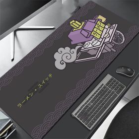 All Black Length Extra Long Mouse Pad Keyboard Desk Office Game Pad (Option: XXXL 500x1000x3mm-Design is B)