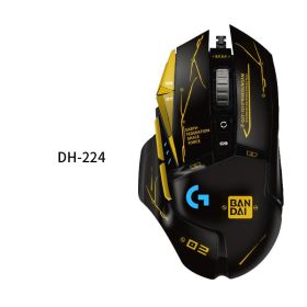 Logitech G502 Wired Wireless HERO Mouse Sticker Accessory (Option: DH224-Wired)